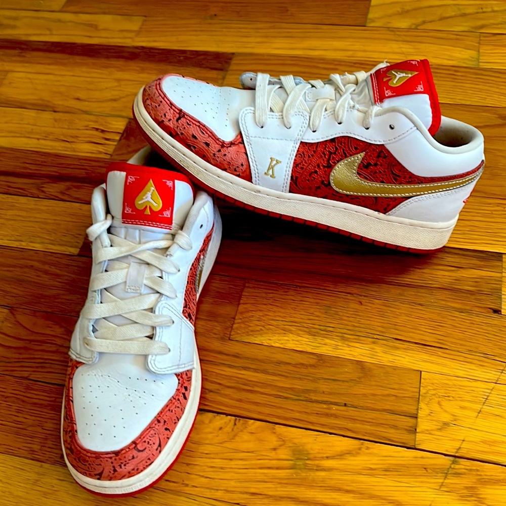 Jordan 1 low spades - Picture 1 of 2
